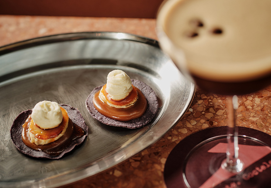 El Siete Dessert Tostadita + Espresso Martini